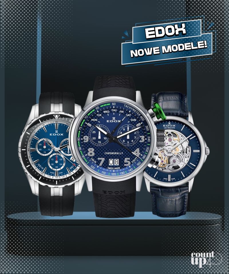 Nowy rok, nowa dostawa. Bestsellery EDOX już dostępne w Countup4 !