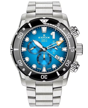 ZEGAREK EDOX CO-1 Chrono Titanium 10242-TINM-BUIDN WR100 45mm