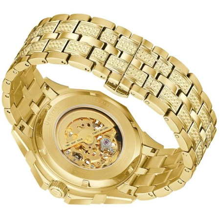 ZEGAREK BULOVA 98A292 AUTOMATIC SKELETON GOLD
