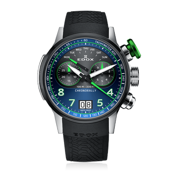 ZEGAREK EDOX Chronorally Chronograph 38003-TINV-BUNV
