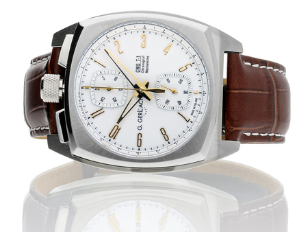 ZEGAREK MĘSKI G. GERLACH CWS T1 WHITE SILVER GGCWSWS