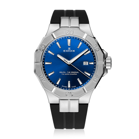 ZEGAREK EDOX Delfin The Original Date 53021-3CA-BUIN WR200 43mm