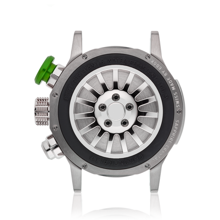 ZEGAREK EDOX Chronorally Titanium 38001-TINV-BUV3 48mm 10ATM Oversized Pusher