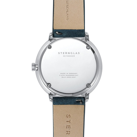 ZEGAREK STERNGLAS Hamburg silver, 42 mm quartz S01-HH10-VI13
