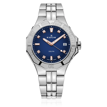 ZEGAREK EDOX Delfin The Original Diver Date Lady 53020-3M-BUDDR