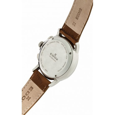 ZEGAREK EDOX Les Bemonts Chrono Moonphase 01651-3-AIN