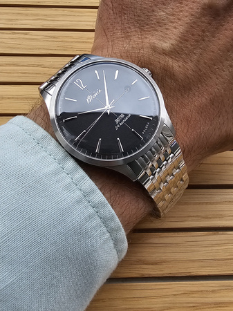 ZEGAREK BŁONIE JANTAR NOC