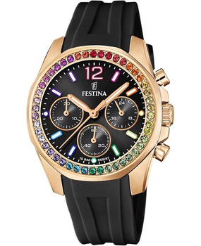 ZEGAREK FESTINA Boyfriend Rainbow Chrono F20611/3