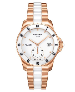 ZEGAREK CERTINA DS First Lady Ceramic C014.235.33.011.00 35mm 10ATM