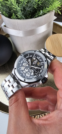 ZEGAREK EDOX Delfin Mecano Skeleton 85303-3NM-NBG 43mm 20ATM