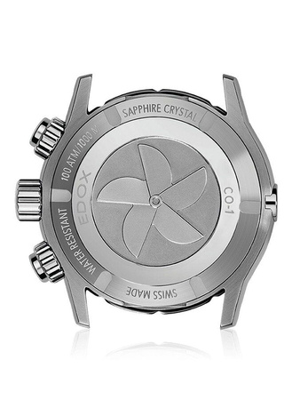 ZEGAREK EDOX 10242-TINB-BUICDNO CO-1 Chronograph Mens Watch 45mm 100ATM