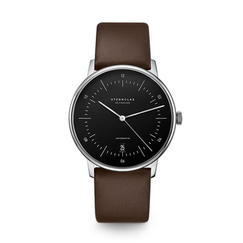 ZEGAREK STERNGLAS Naos Automatik black, 38 mm S02-NA03-PR04