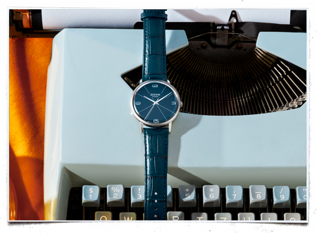 ZEGAREK BŁONIE Zodiak Mechaniczny Granatowy