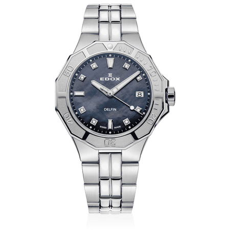 ZEGAREK EDOX Delfin The Original Diver Date Lady 53020-3M-NANND 20ATM