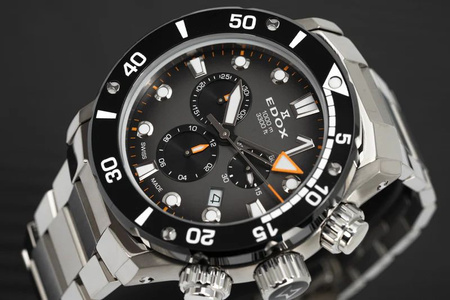 ZEGAREK EDOX CO-1 Chrono Titanium 10242-TINM-GIDNO 100ATM 45mm