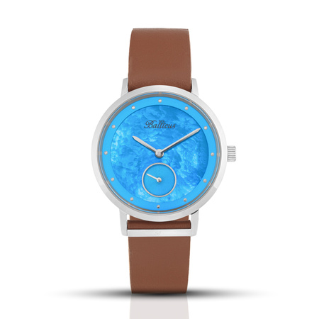 ZEGAREK DAMSKI BALTICUS New Sky Silver Blue Pearl BLT-BALNSSBL