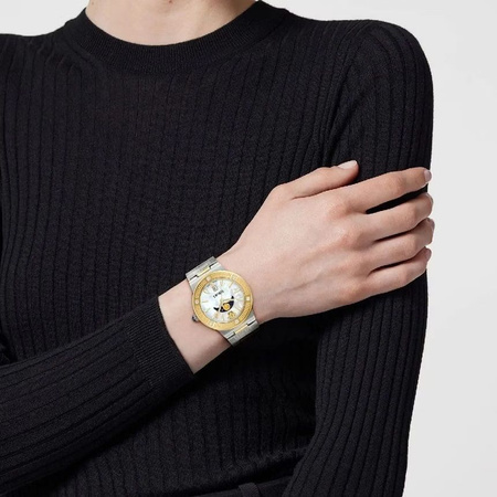 ZEGAREK VERSACE Greca Logo Moonphase Diamonds VE7G00524