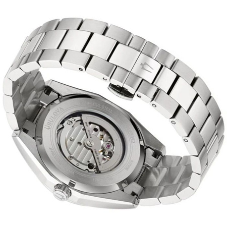 ZEGAREK BULOVA 96A275 Surveyor Expansion Open Heart Blue Dial