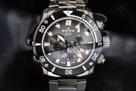 ZEGAREK EDOX CO-1 Chrono Titanium 10242-TINM-GIDNO 100ATM 45mm