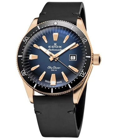 ZEGAREK EDOX Skydiver Automatic Set 80126-BRN-BUIDR WR300 42mm SW200 Limited