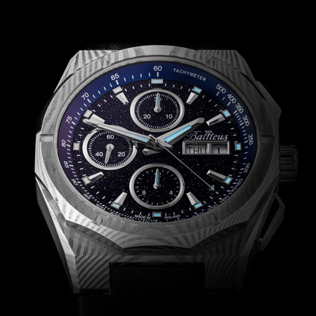 ZEGAREK BALTICUS GWIEZDNY PYŁ DAMAST Chronograph BLT-BALSDDCHABA