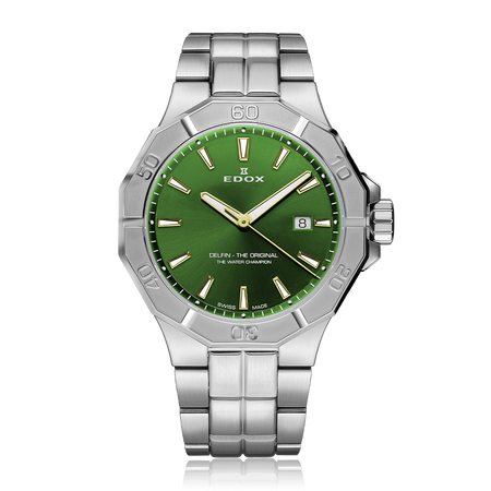 ZEGAREK EDOX Delfin The Original Date 53021-3M-VID WR200 43mm