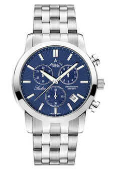 ZEGAREK ATLANTIC Classic Sapphire Chronograph 62455.41.51