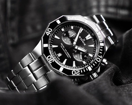 ZEGAREK EDOX Delfin The Original Chrono 10112-3NM-NIN