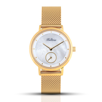 ZEGAREK DAMSKI BALTICUS  New Sky Gold White Pearl BLT-BALNSGW
