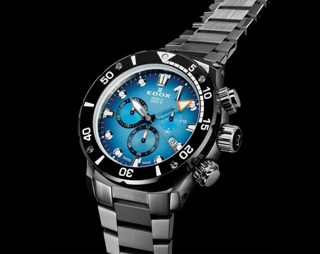 ZEGAREK EDOX CO-1 Chrono Titanium 10242-TINM-BUIDN WR100 45mm