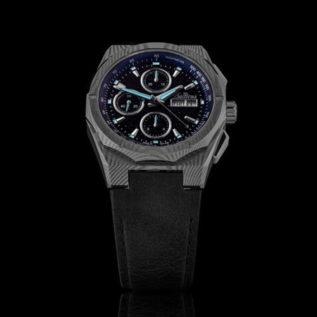 ZEGAREK BALTICUS GWIEZDNY PYŁ DAMAST Chronograph BLT-BALSDDCHABA