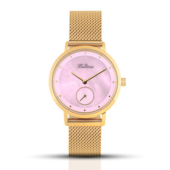 ZEGAREK DAMSKI BALTICUS New Sky Gold Pink Pearl BLT-BALNSGP