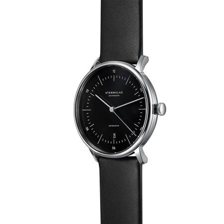 ZEGAREK STERNGLAS Naos Automatik black, 38 mm S02-NA03-PR07