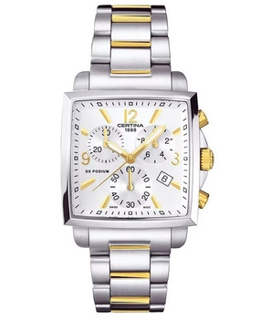 ZEGAREK CERTINA DS Podium Lady Square Chrono C001.317.22.037.00