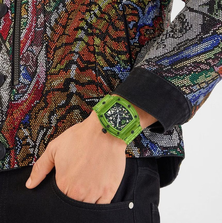 ZEGAREK Philipp Plein The Skeleton Crystal Automatic PWPTA0124