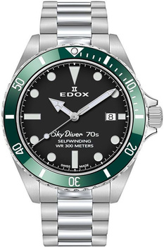 ZEGAREK EDOX Automatic Skydiver 70s Date 80115 3VM NN