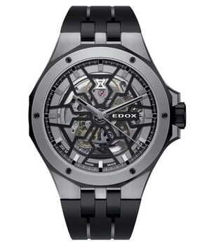 ZEGAREK EDOX Delfin Mecano Skeleton 85303-357GN-NGN