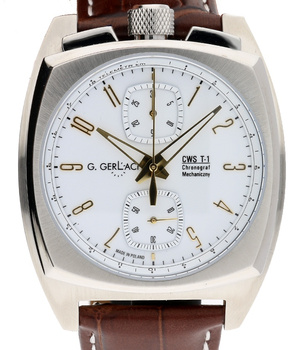 ZEGAREK MĘSKI G. GERLACH CWS T1 WHITE SILVER GGCWSWS
