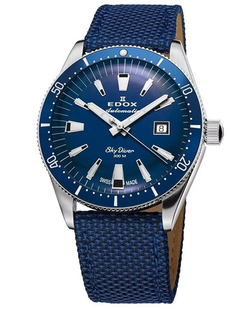 ZEGAREK EDOX Skydiver Automatic Set 80126-BUM-BUIN WR300 42mm SW200 Limited