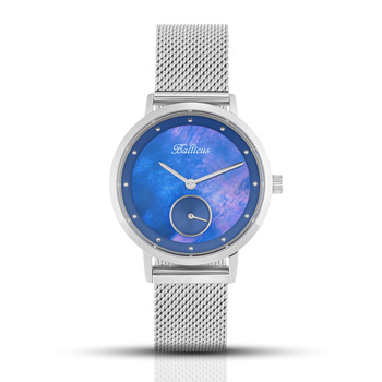 ZEGAREK DAMSKI BALTICUS New Sky Silver Dark Blue Pearl BLT-BALNSSNBL