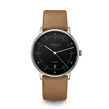 ZEGAREK STERNGLAS Naos Automatik black, 38 mm S02-NA03-PR01