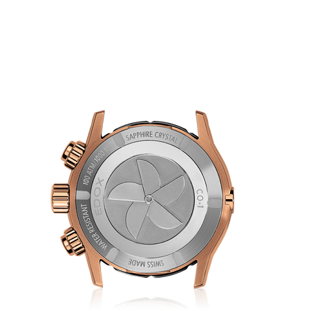 ZEGAREK EDOX CO-1 Chrono Titanium 10242-TINRCA-BRDR