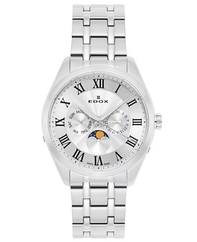 ZEGAREK EDOX Les Vauberts Moonphase 40008-3M-ARN