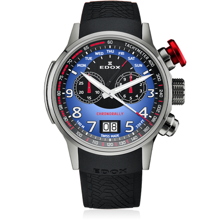 ZEGAREK EDOX Chronorally Limited Edition BMW Motorsport SET 38001-TINR-BUDN