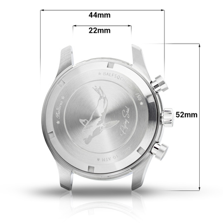 ZEGAREK BALTICUS Flying Seal BALFSQCHAVE 44mm Awenturyn Limited Edition 100szt.