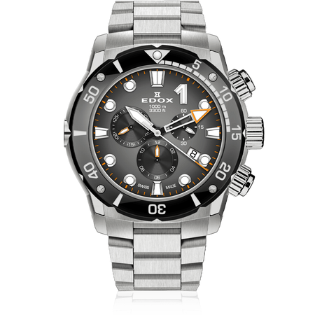 ZEGAREK EDOX CO-1 Chrono Titanium 10242-TINM-GIDNO WR100 45mm