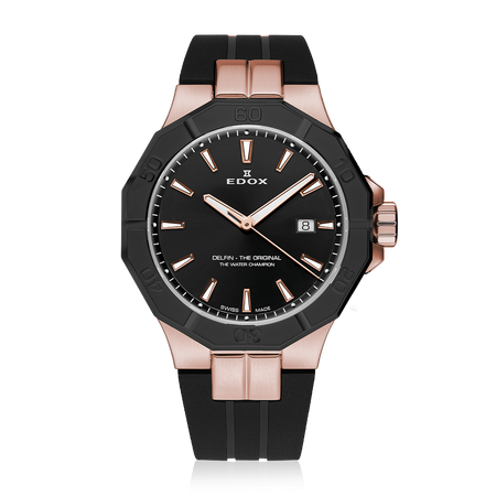ZEGAREK EDOX Delfin The Original Date 53021-37RNCA-NIR WR200 43mm
