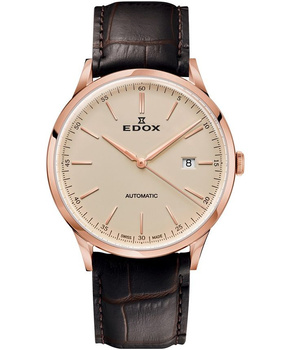 ZEGAREK EDOX Automatic Les Vauberts 80106-37RC-BEIR