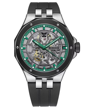 ZEGAREK EDOX Delfin Mecano Skeleton 85303-3NN-VB