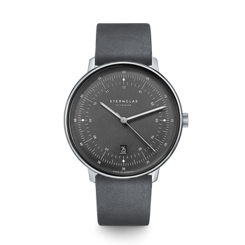 ZEGAREK STERNGLAS Hamburg graphite, 42 mm quartz S01-HH11-VI15